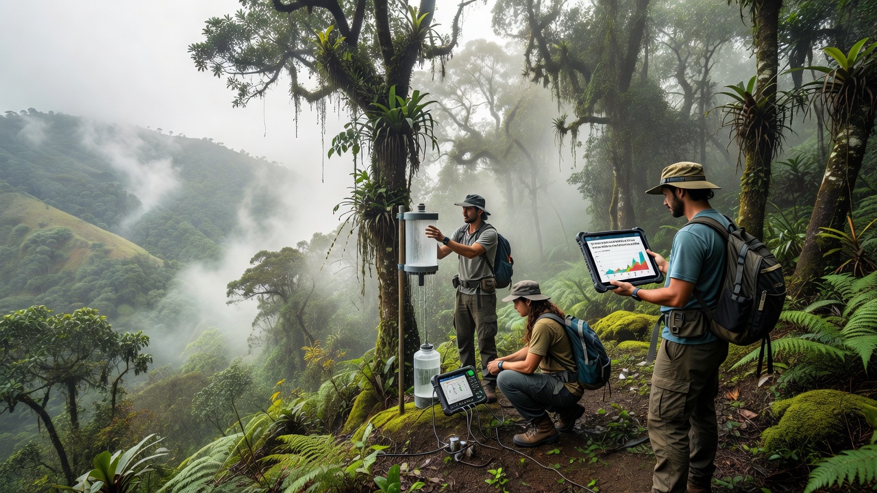 How Volunteer Networks Track Fog Drip Contributions to Water Cycles in Isolated Tropical Valleys